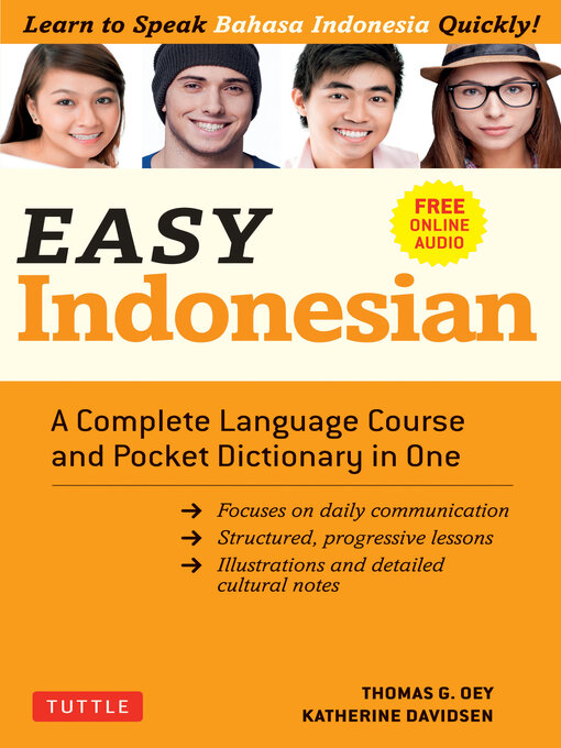 Title details for Easy Indonesian by Thomas G. Oey, Ph.D. - Available